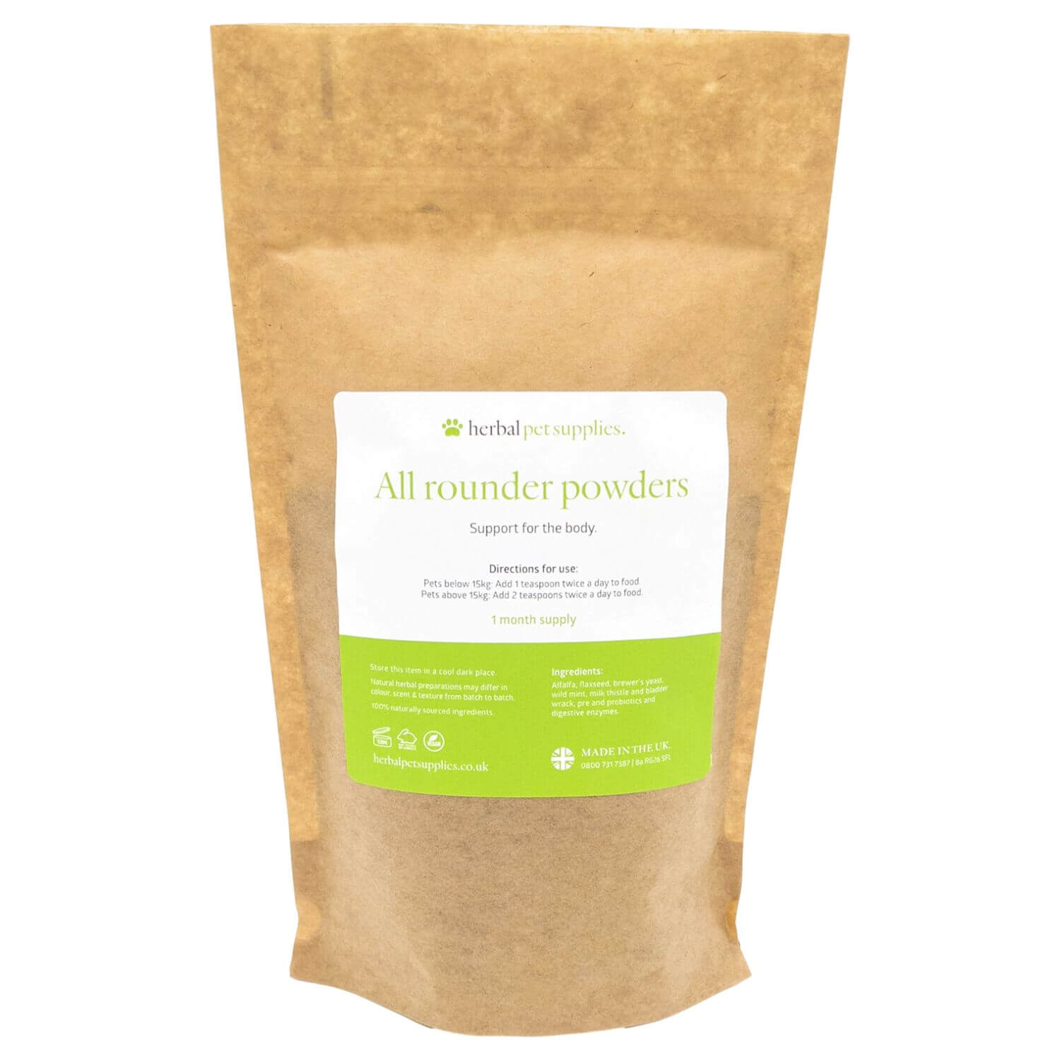 Herbal Pet Supplies | All Rounder Powders