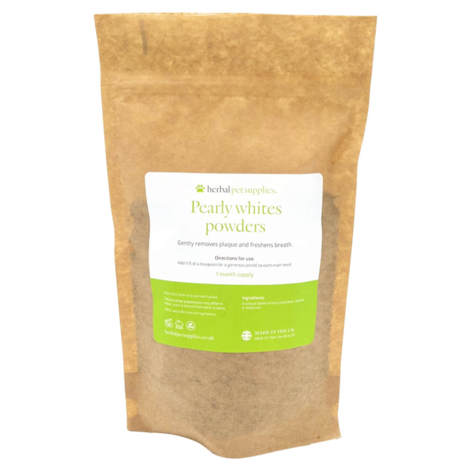 Herbal Pet Supplies | Pearly Whites Powders